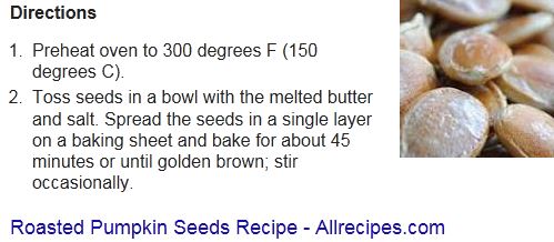 Pumpkin seed recipe easy