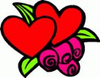 kids calendar february hearts roses valentines days