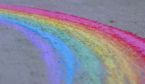 sidewalk art chalk kids drawing