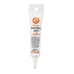 Writing Gel Cupcake Decorating Orange