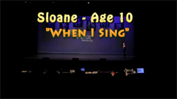 Sloane When I Sing