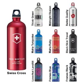 Water bottle colors carbon footprint